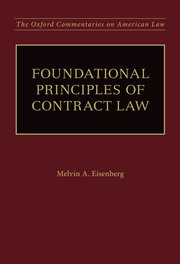 Cover for 

Foundational Principles of Contract Law






