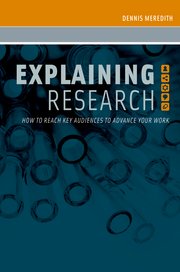 Cover for 

Explaining Research







