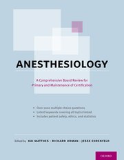Cover for 

Anesthesiology






