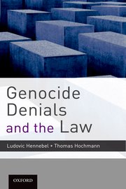 Cover for 

Genocide Denials and the Law







