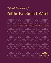 Cover for 

Oxford Textbook of Palliative Social Work







