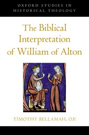Cover for 

The Biblical Interpretation of William of Alton







