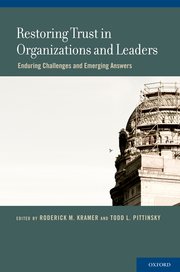 Cover for 

Restoring Trust in Organizations and Leaders






