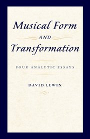 Cover for 

Musical Form and Transformation






