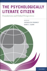 Cover for 

The Psychologically Literate Citizen






