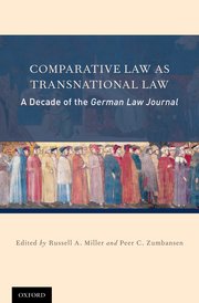 Cover for 

Comparative Law as Transnational Law






