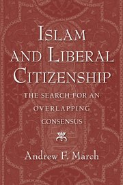 Cover for 

Islam and Liberal Citizenship






