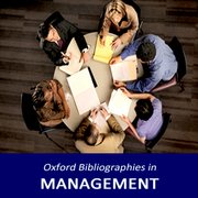 Cover for 

Oxford Bibliographies in Management






