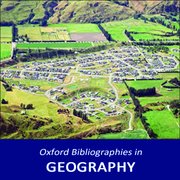 Cover for 

Oxford Bibliographies in Geography






