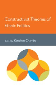 Cover for 

Constructivist Theories of Ethnic Politics






