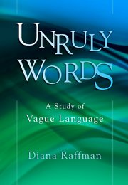 Cover for 

Unruly Words






