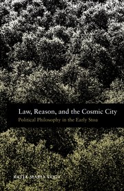 Cover for 

Law, Reason, and the Cosmic City






