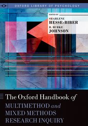 Cover for 

The Oxford Handbook of Multimethod and Mixed Methods Research Inquiry







