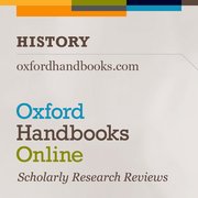 Cover for 

Oxford Handbooks Online: History






