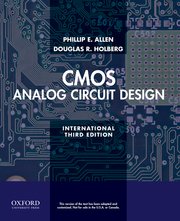 Cmos Analog Circuit Design Phillip E Allen Douglas R Holberg