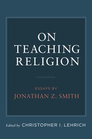 Cover for 

On Teaching Religion






