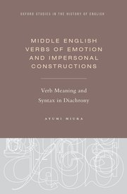 Cover for 

Middle English Verbs of Emotion and Impersonal Constructions






