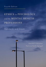 Cover for 

Ethics in Psychology and the Mental Health Professions






