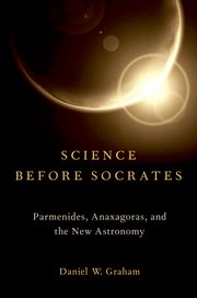Cover for 

Science before Socrates






