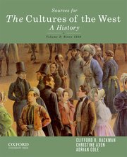 Cover for 

Sourcebook for The Cultures of the West, Volume Two






