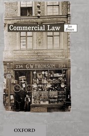 Cover for 

Commercial Law






