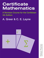 Cover for 

Certificate Mathematics - A Revision Course for the Caribbean






