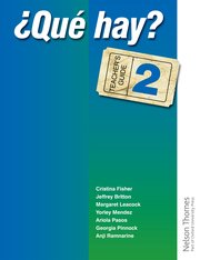 Cover for 

?Que Hay? Teachers Guide 2






