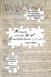 Cover for 

Women and the U.S. Constitution: 1776-1920







