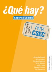 Cover for 

?Que hay? Teachers Guide CSEC Second Edition






