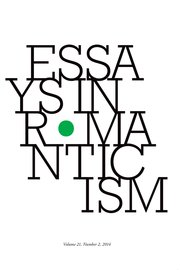 Cover for 

Essays in Romanticism, Volume 21.2 2014






