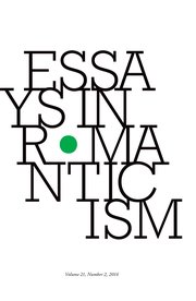 Cover for 

Essays in Romanticism, Volume 22.1 2015






