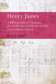 Cover for 

Henry James






