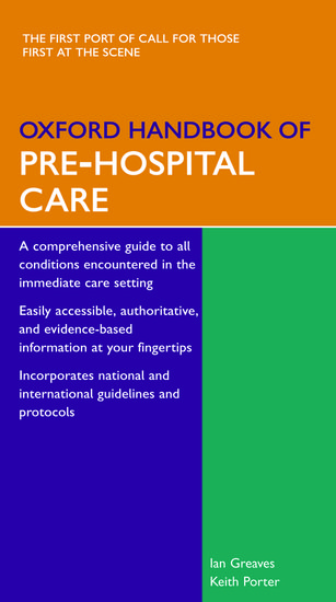 Kết quả hình ảnh cho Oxford Handbook of Prehospital Care