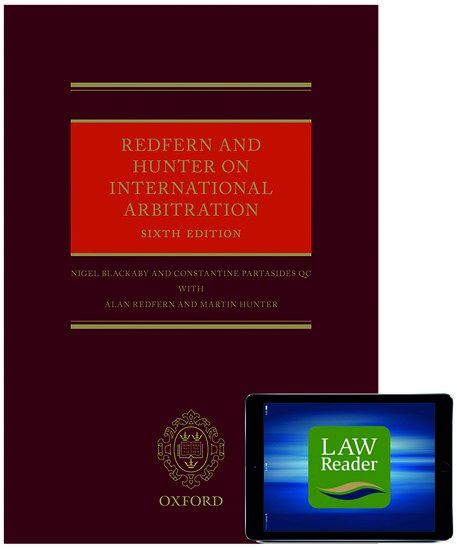Redfern And Hunter On International Arbitration Hardback