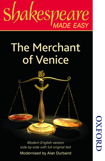 The Oxford Shakespeare The Merchant of Venice 