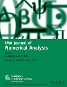Cover for IMA Journal of Numerical Analysis