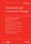 Cover for Industrial and Corporate Change