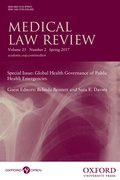 Cover for Medical Law Review