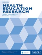 Cover for Health Education Research