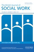 Cover for The British Journal of Social Work