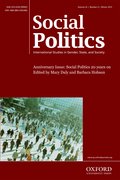 Cover for Social Politics: International Studies in Gender, State & Society