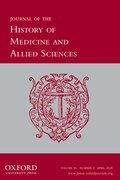 Cover for Journal of the History of Medicine and Allied Sciences