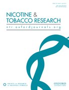 Cover for Nicotine and Tobacco Research