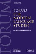 Cover for Forum for Modern Language Studies