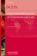 Cover for International Journal of Constitutional Law