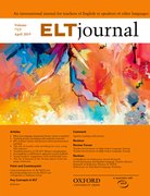 Cover for ELT Journal