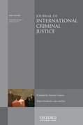Cover for Journal of International Criminal Justice