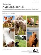 Cover for Journal of Animal Science