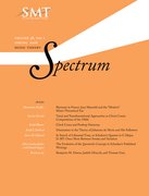 Cover for Music Theory Spectrum