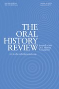 Cover for The Oral History Review